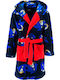 Superheroes Halat pentru copii De iarnă Fleece Blue-red Sonic