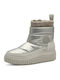 Women's Ankle Boots Platform Silver