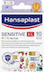 Hansaplast Sterilizate Plasturi Autoadezivi Sensitive Kids XL Copii 7x6cm 10buc