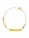 Savvas Design Kinderarmband ID aus Gold