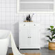 Kleankin Countertop without Sink L60xW30xH75cm White