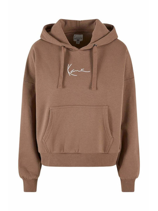 Signature Дамски Суитшърт Худи Brown