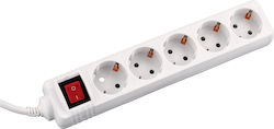Electra Power Strip 5 Positions with Switch and...
