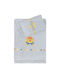 Nima Set Baby- & Kinderhandtücher 2 Stück Superheroes Grau Gewicht 400gr/m²