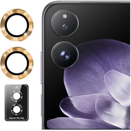 Camera Protection Tempered Glass Gold for the Xiaomi Mix Flip 5G
