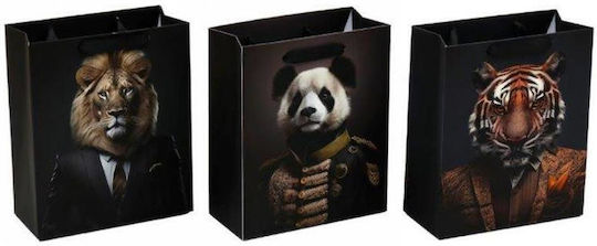 Atmosphera Jungle Animal Paper Christmas Gift Bag Multicolour 19x9x23cm
