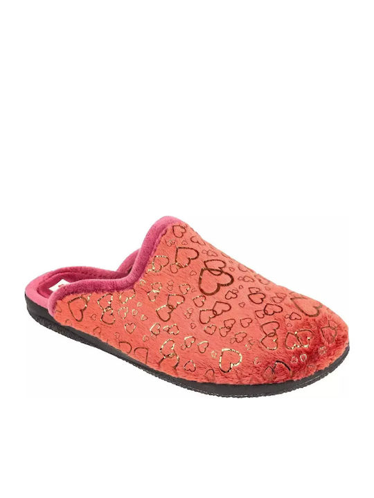Adam's Shoes Χειμερινές Γυναικείες Παντόφλες Κό...