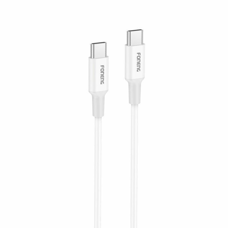 Foneng X106 60W USB-C to USB-C cable, 1.2m (white)