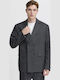 Men's Suit Jacket Dark Grey Melange