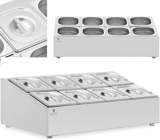 Royal Catering Gastronorm-Behälter Edelstahl GN1/6