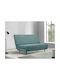 Denton 1167 Canapea Cu Două Locuri Pat Turcoaz 140x87x87cm