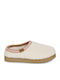 Tasman Maxi Curly Closed Leather Women's Slippers Beige