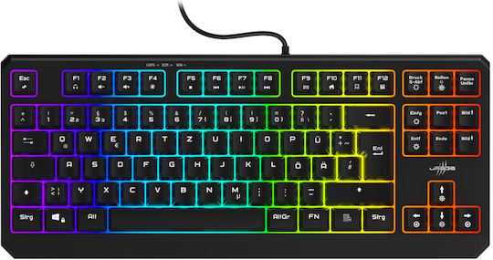 HAMA Exodus 220 Gaming Πληκτρολόγιο Tenkeyless με RGB φωτισμό (Αγγλικό US)