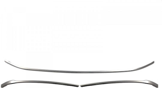 Stainless Steel Ornaments Front Bar Compatible Vw Passat B8 2015-2019 Sedan