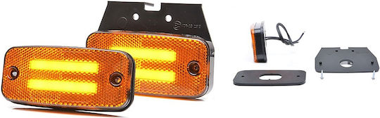 Lumină de poziție LED 1138 W158 12v-24v portocaliu Was