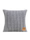 Madi Μαξιλάρι Καναπέ Rays από Γούνα Grey 45x45εκ.