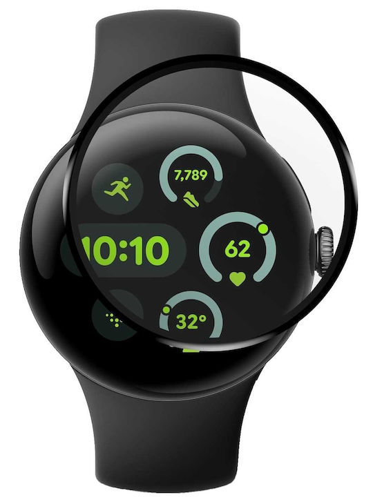 Spacecase Full Face Tempered Glass pentru Google Pixel Watch 3 45mm 1buc