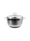 Elekom Deep Stainless Steel Pot 26cm