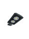 Elmark Outdoor Floor Lamp LED Road 100W with Cold White Light IP65 Black