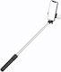 Hurtel Wr1yxs Selfie Stick με Bluetooth / Τηλεχειριστήριο Μαύρο