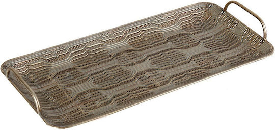 Espiel Μεταλλικός Δίσκος Σερβιρίσματος 55.5x26.5x7.5cm