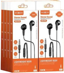 Moxom 23803 Earbuds Handsfree Ακουστικά με Βύσμα 3.5mm Μαύρο