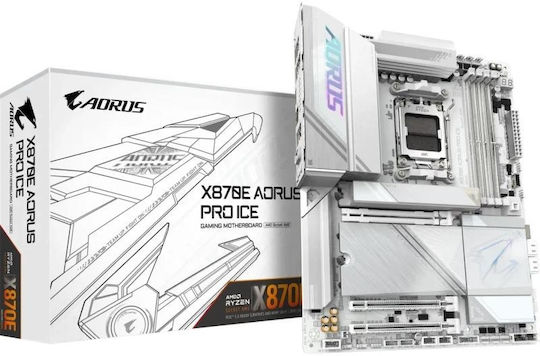 Gigabyte X870E Aorus PRO ICE Wi-Fi Motherboard ATX με AMD AM5 Socket
