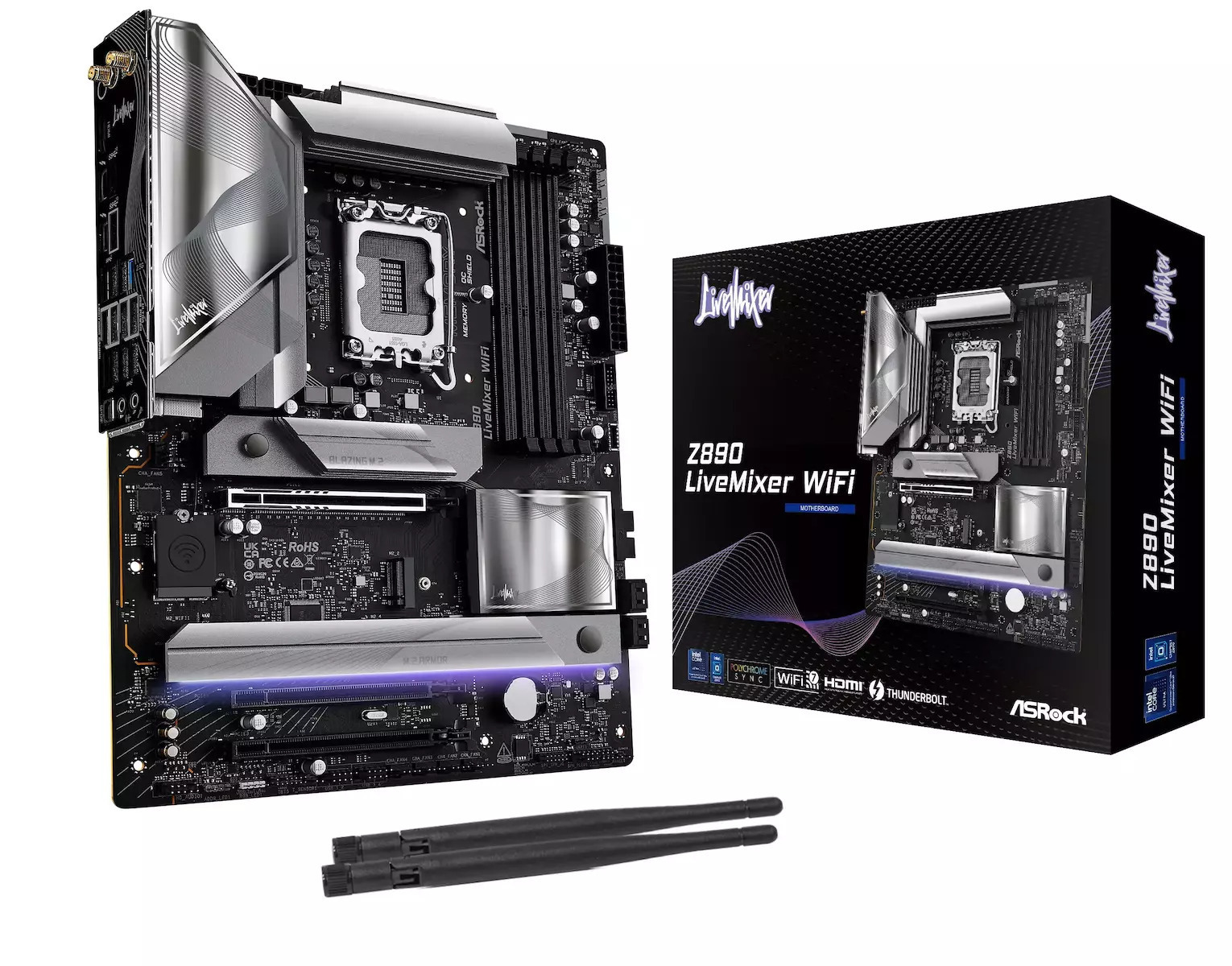 ASRock Z890 LiveMixer WiFi Motherboard ATX με Intel 1851 Socket