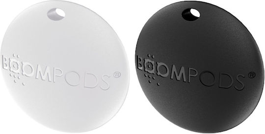 Boompods BoomTag Apple Find My Black & White 2τμχ Επαναφορτιζόμενο