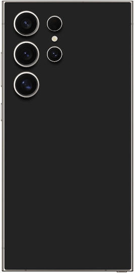 Protective Back Skin Sticker for Samsung Galaxy S24 Ultra Gams Premium Vinyl Skin Back Plate Black Matte Gams-vnl-skin-bmt-002-201