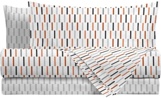 Amo La Casa Set Cearșafuri cu Elastic 170x200cm. Caramel 4buc