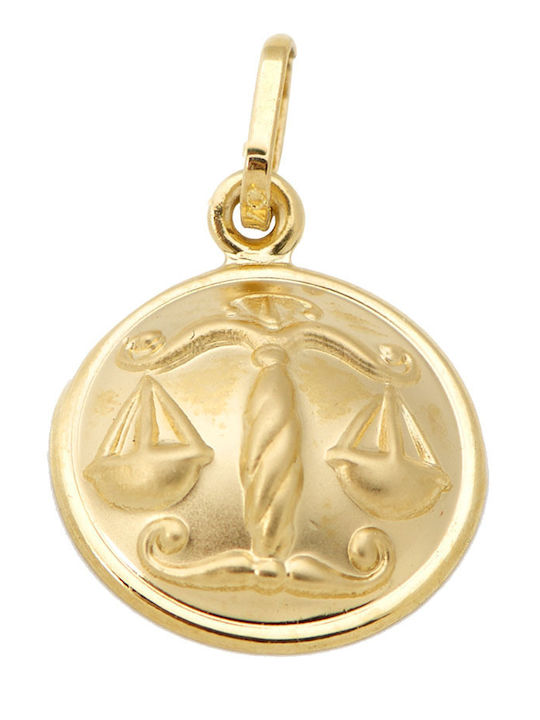 Tasoulis Jewellery Collection Charm Ζώδιο από Χρυσό 9Κ