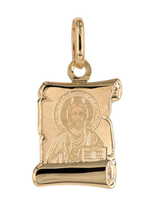 Tasoulis Jewellery Collection Κρεμαστό Χαρακτικό από Χρυσό 14Κ