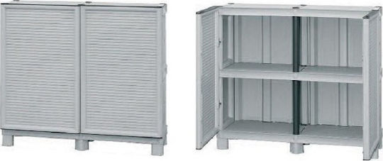 Dulap cu două uși Plastic cu 1 Raft 100x40x92cm