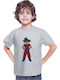 Kid T-shirt Dragon Ball Z Tralala Goku 04 Grey