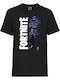 Tricou pentru copii Epic Games Tralala Battle Royale Fortnite Raven Negru