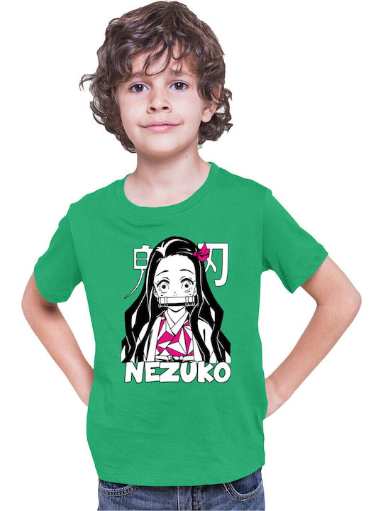 Kinder T-Shirt Demon Slayer Kimetsu No Yaiba Tr...
