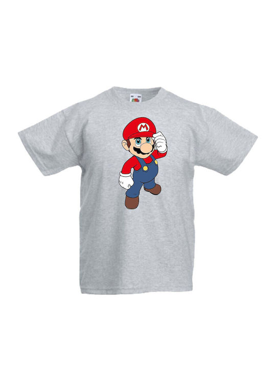 Kid T-shirt Tralala Super Mario 12 Grey