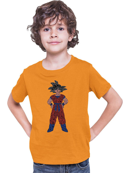 Kinder T-Shirt Dragon Ball Z Tralala Goku 04 Or...