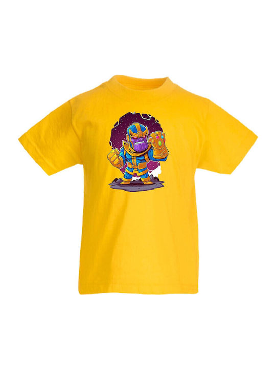 Kid T-shirt Marvel Avengers Tralala Marvel Thanos Yellow