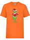 Kid T-shirt Tralala Grinch 01 Orange