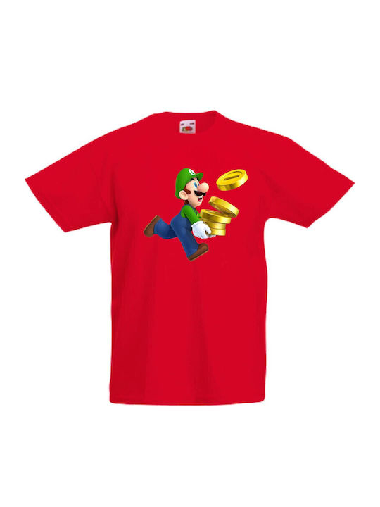 Детска тениска Tralala Super Mario Luigi Coins ...