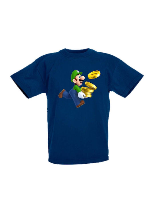 Детска тениска Tralala Super Mario Luigi Coins ...