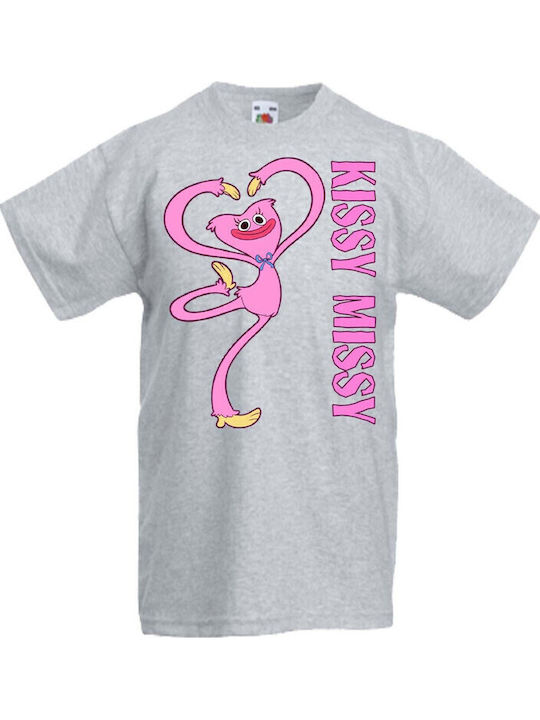 Kid T-shirt Poppy Playtime Tralala Grey