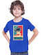Kid T-shirt Dragon Ball Z Tralala Goku Hope Blue