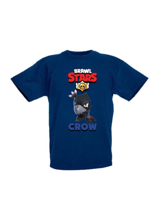 Детска тениска Tralala Brawl Stars Crow 4 тъмно...