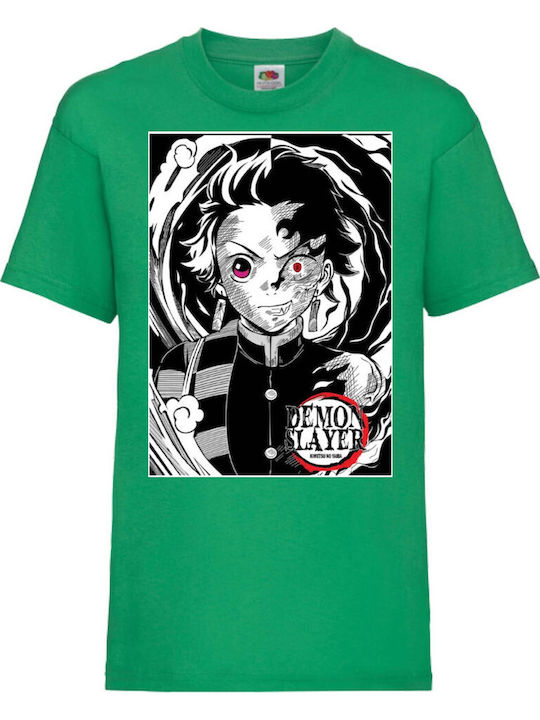 Детска тениска Tralala Demon Slayer Tanjiro Kam...