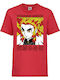 Kinder T-Shirt Tralala Demon Slayer Kyojuro Rengoku 02 Japan Animation Rot