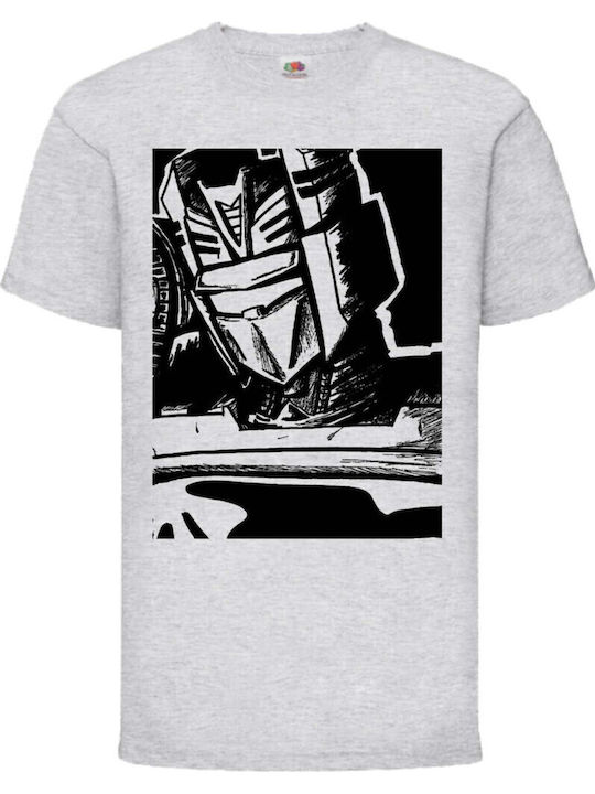 Kid T-shirt Manga Anime 01 Tralala Transformers Optimus Prime 02 Grey