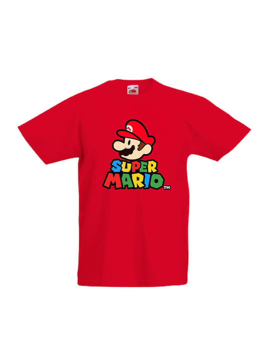 Kid T-shirt Tralala Super Mario Tm Red